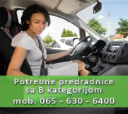 SrbijaOglasi - Potrebne predradnice sa B kategorijom 50-70.000